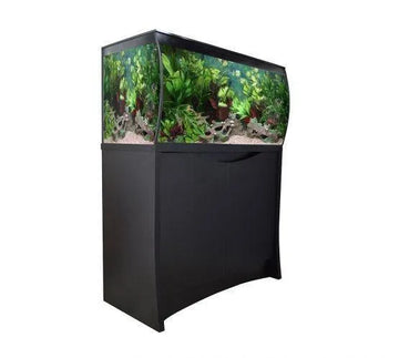 Fluval Flex Aquarium Cabinet 123 Litre Black - Amazing Amazon